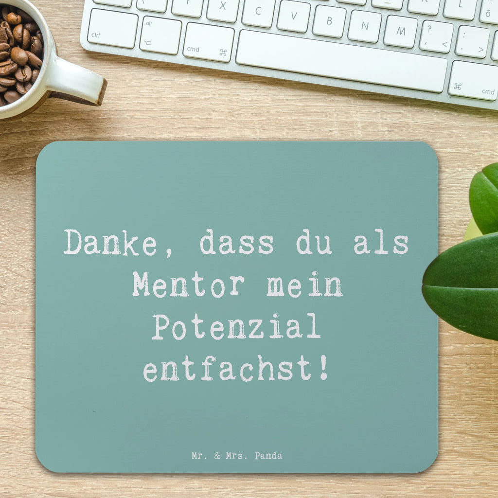 Mauspad Spruch Mentor Potenzial Mousepad, Computer zubehör, Büroausstattung, PC Zubehör, Arbeitszimmer, Mauspad, Einzigartiges Mauspad, Designer Mauspad, Mausunterlage, Mauspad Büro