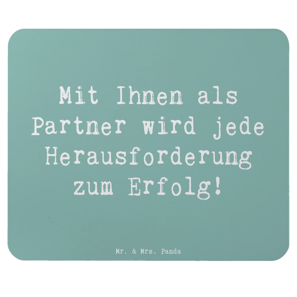 Mauspad Mit Ihnen als Partner wird jede Herausforderung zum Erfolg! Mousepad, Computer zubehör, Büroausstattung, PC Zubehör, Arbeitszimmer, Mauspad, Einzigartiges Mauspad, Designer Mauspad, Mausunterlage, Mauspad Büro