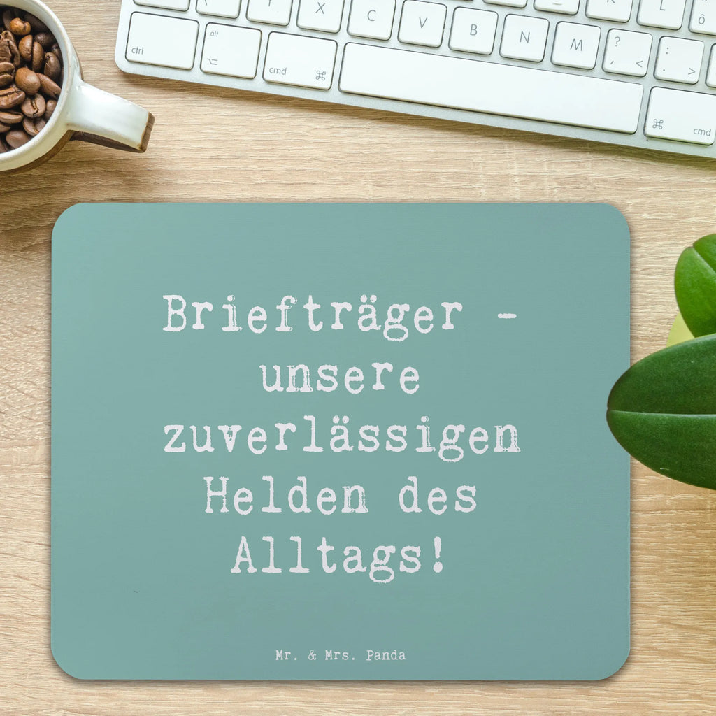 Mauspad Spruch Briefträger Helden Mousepad, Computer zubehör, Büroausstattung, PC Zubehör, Arbeitszimmer, Mauspad, Einzigartiges Mauspad, Designer Mauspad, Mausunterlage, Mauspad Büro