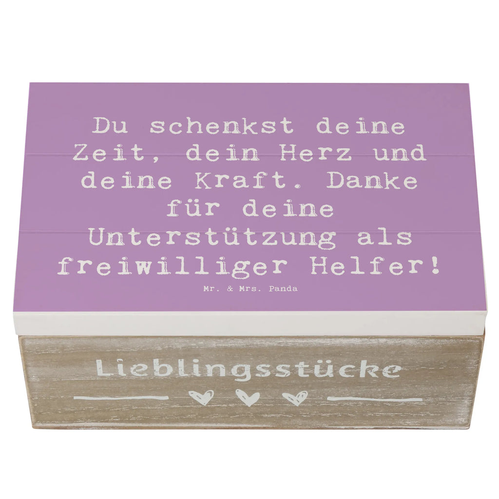 Holzkiste Du schenkst deine Zeit, dein Herz und deine Kraft. Danke für deine Unterstützung als freiwilliger Helfer! Holzkiste, Kiste, Schatzkiste, Truhe, Schatulle, XXL, Erinnerungsbox, Erinnerungskiste, Dekokiste, Aufbewahrungsbox, Geschenkbox, Geschenkdose