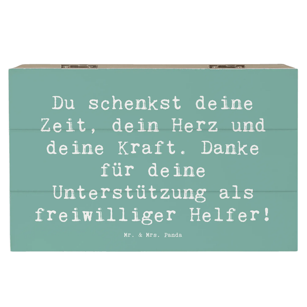 Holzkiste Du schenkst deine Zeit, dein Herz und deine Kraft. Danke für deine Unterstützung als freiwilliger Helfer! Holzkiste, Kiste, Schatzkiste, Truhe, Schatulle, XXL, Erinnerungsbox, Erinnerungskiste, Dekokiste, Aufbewahrungsbox, Geschenkbox, Geschenkdose