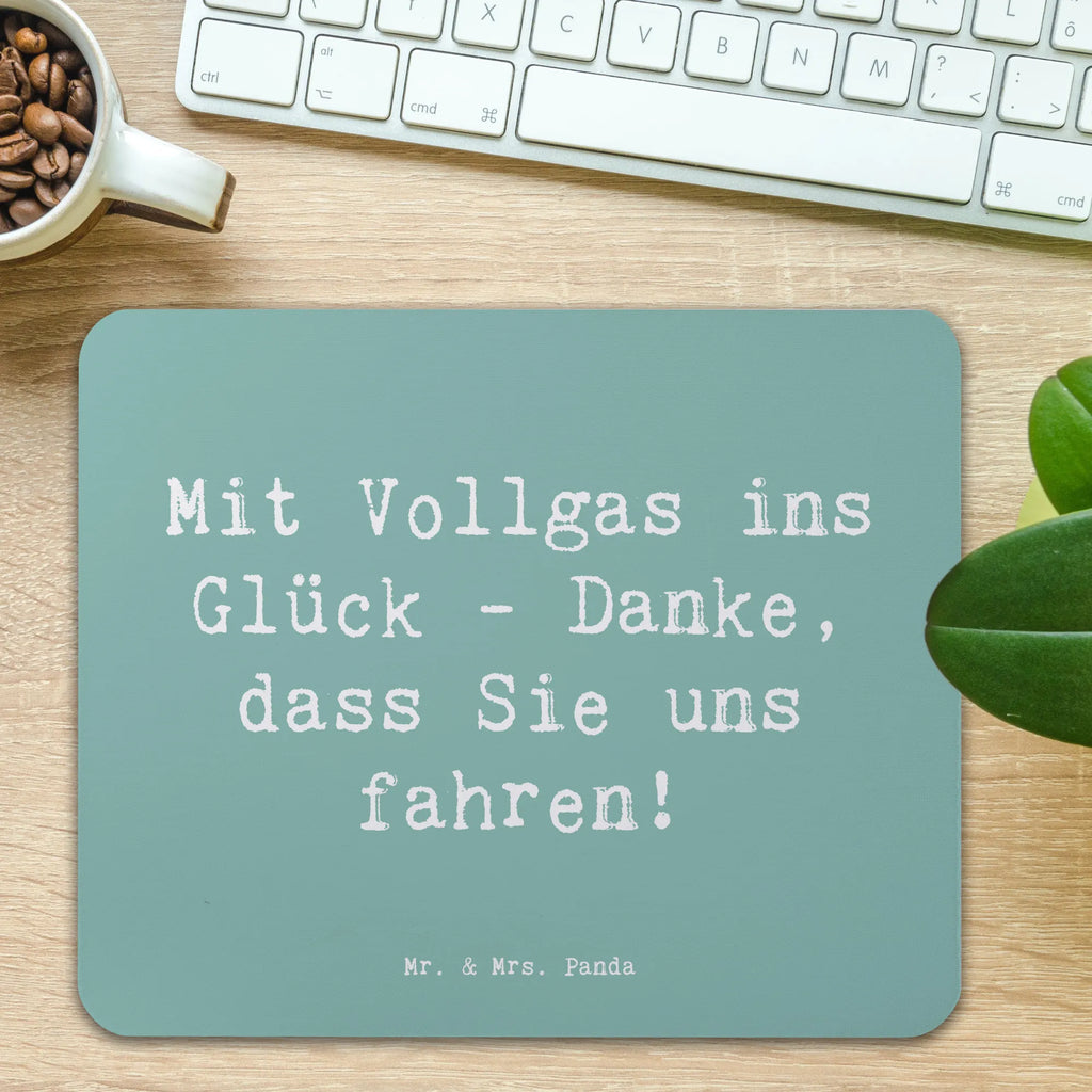 Mauspad Spruch Chauffeur Glück Mousepad, Computer zubehör, Büroausstattung, PC Zubehör, Arbeitszimmer, Mauspad, Einzigartiges Mauspad, Designer Mauspad, Mausunterlage, Mauspad Büro