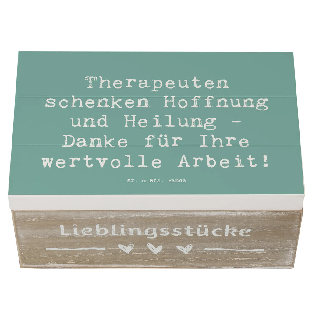 Holzkiste Therapeuten schenken Hoffnung und Heilung - Danke für Ihre wertvolle Arbeit! Holzkiste, Kiste, Schatzkiste, Truhe, Schatulle, XXL, Erinnerungsbox, Erinnerungskiste, Dekokiste, Aufbewahrungsbox, Geschenkbox, Geschenkdose