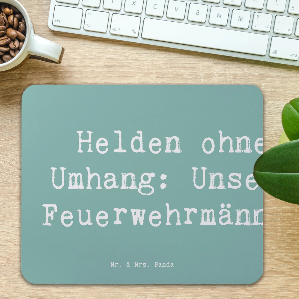 Mauspad Spruch Feuerwehrmann Helden Mousepad, Computer zubehör, Büroausstattung, PC Zubehör, Arbeitszimmer, Mauspad, Einzigartiges Mauspad, Designer Mauspad, Mausunterlage, Mauspad Büro