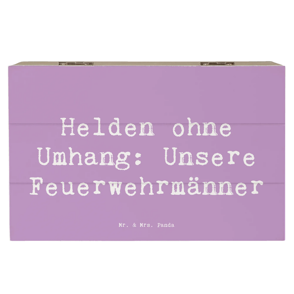 Holzkiste Helden ohne Umhang: Unsere Feuerwehrmänner Holzkiste, Kiste, Schatzkiste, Truhe, Schatulle, XXL, Erinnerungsbox, Erinnerungskiste, Dekokiste, Aufbewahrungsbox, Geschenkbox, Geschenkdose