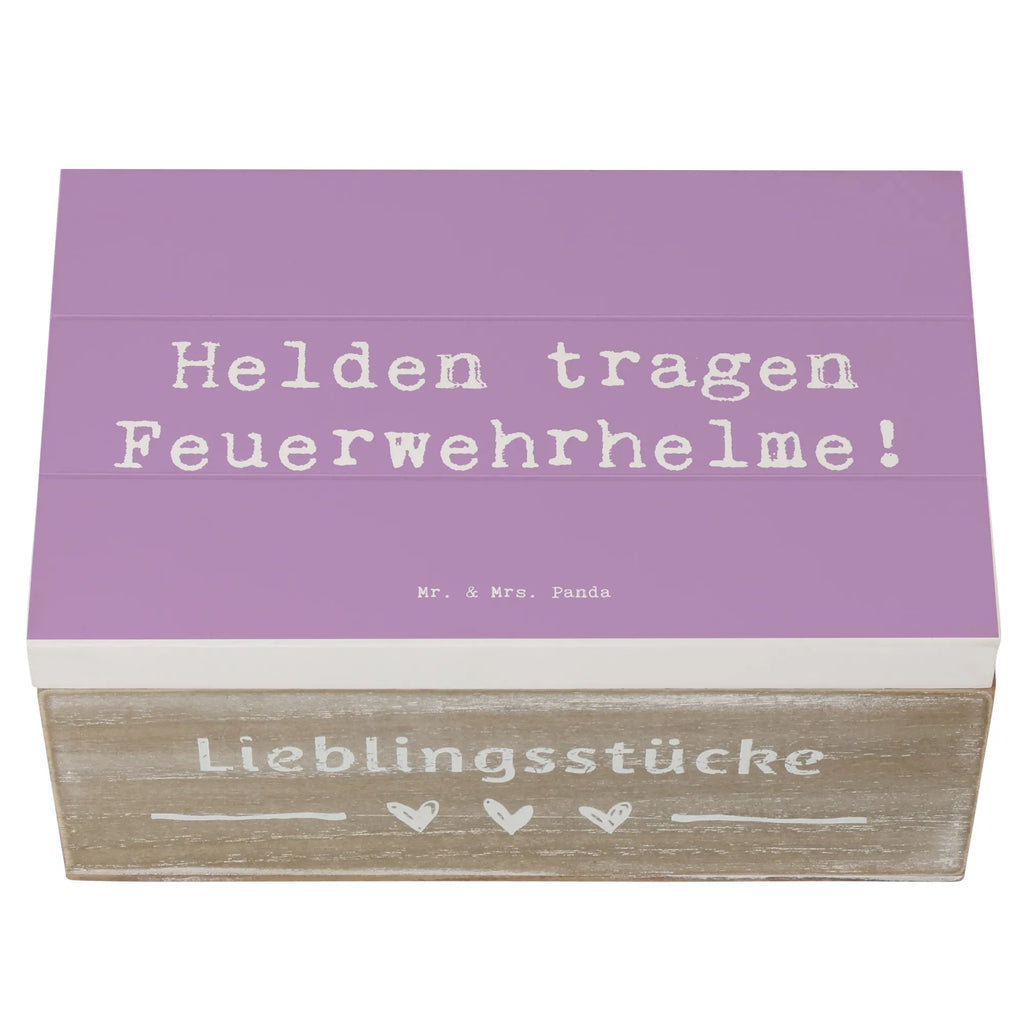 Holzkiste Helden tragen Feuerwehrhelme! Holzkiste, Kiste, Schatzkiste, Truhe, Schatulle, XXL, Erinnerungsbox, Erinnerungskiste, Dekokiste, Aufbewahrungsbox, Geschenkbox, Geschenkdose