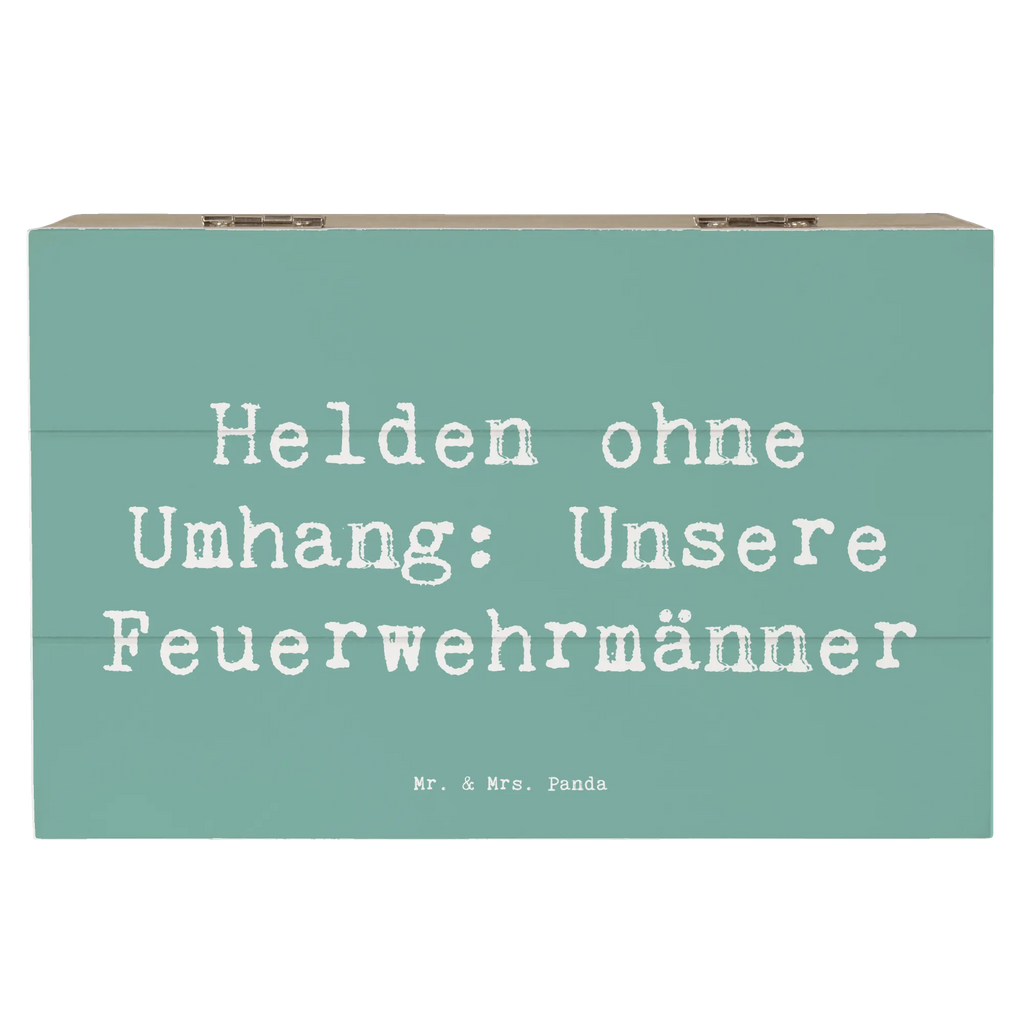 Holzkiste Helden ohne Umhang: Unsere Feuerwehrmänner Holzkiste, Kiste, Schatzkiste, Truhe, Schatulle, XXL, Erinnerungsbox, Erinnerungskiste, Dekokiste, Aufbewahrungsbox, Geschenkbox, Geschenkdose