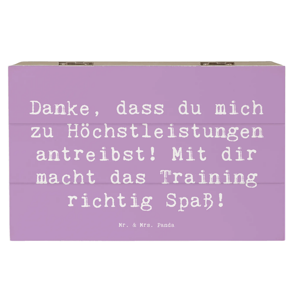 Holzkiste Danke, dass du mich zu Höchstleistungen antreibst! Mit dir macht das Training richtig Spaß! Holzkiste, Kiste, Schatzkiste, Truhe, Schatulle, XXL, Erinnerungsbox, Erinnerungskiste, Dekokiste, Aufbewahrungsbox, Geschenkbox, Geschenkdose