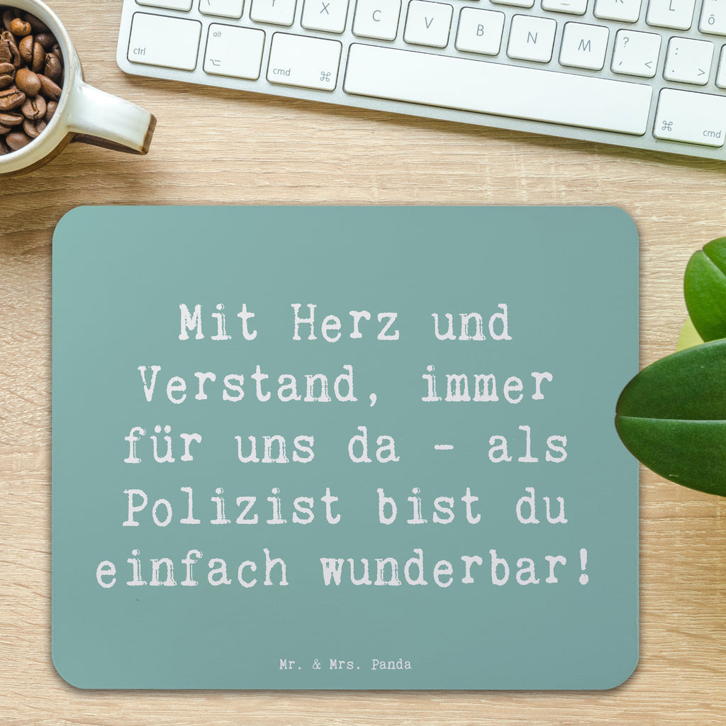 Mauspad Spruch Polizist Wunderbar Mousepad, Computer zubehör, Büroausstattung, PC Zubehör, Arbeitszimmer, Mauspad, Einzigartiges Mauspad, Designer Mauspad, Mausunterlage, Mauspad Büro