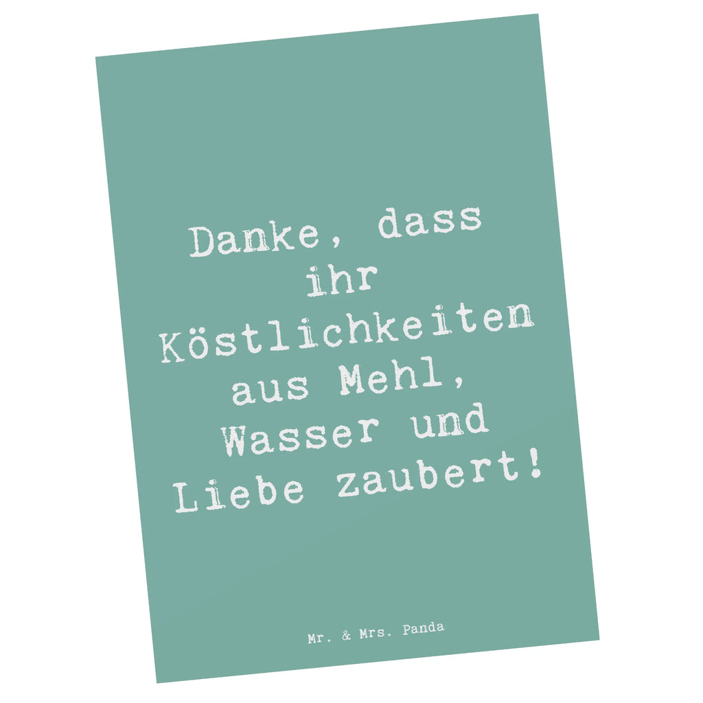 Postkarte Spruch Bäcker-Dank Postkarte, Karte, Geschenkkarte, Grußkarte, Einladung, Ansichtskarte, Geburtstagskarte, Einladungskarte, Dankeskarte, Ansichtskarten, Einladung Geburtstag, Einladungskarten Geburtstag