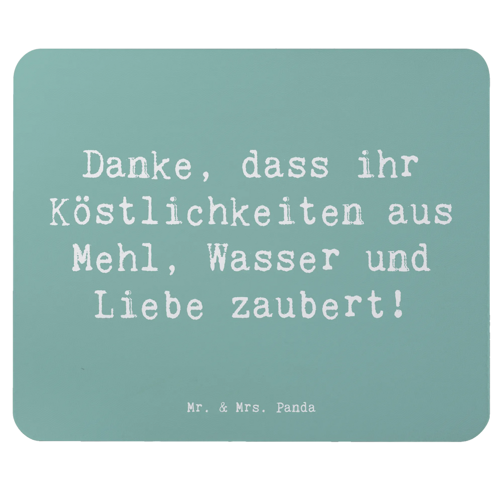 Mauspad Danke, dass ihr Köstlichkeiten aus Mehl, Wasser und Liebe zaubert! Mousepad, Computer zubehör, Büroausstattung, PC Zubehör, Arbeitszimmer, Mauspad, Einzigartiges Mauspad, Designer Mauspad, Mausunterlage, Mauspad Büro