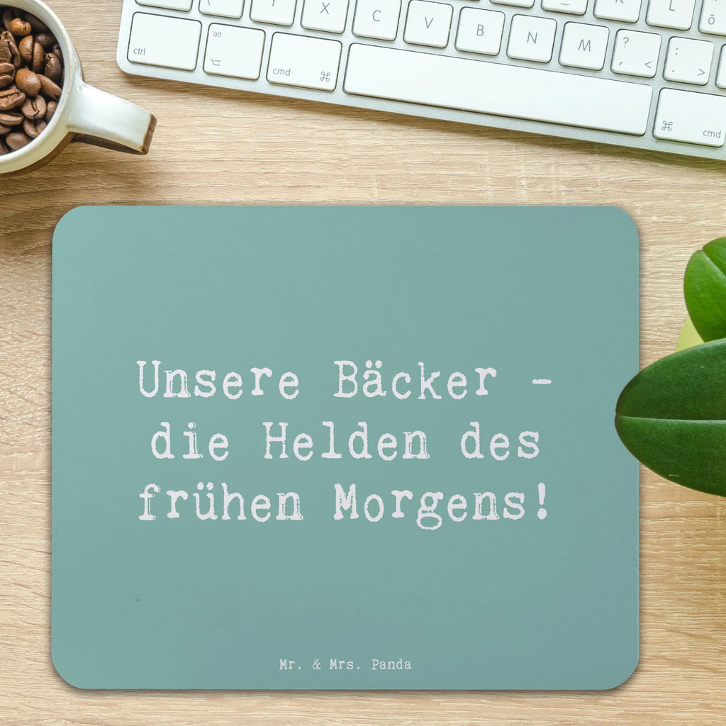 Mauspad Spruch Bäcker Helden Mousepad, Computer zubehör, Büroausstattung, PC Zubehör, Arbeitszimmer, Mauspad, Einzigartiges Mauspad, Designer Mauspad, Mausunterlage, Mauspad Büro