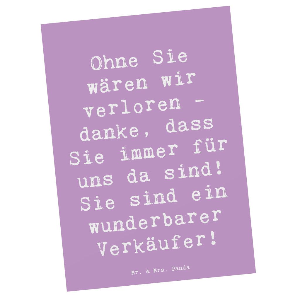 Postkarte Spruch Wunderbarer Verkäufer Postkarte, Karte, Geschenkkarte, Grußkarte, Einladung, Ansichtskarte, Geburtstagskarte, Einladungskarte, Dankeskarte, Ansichtskarten, Einladung Geburtstag, Einladungskarten Geburtstag