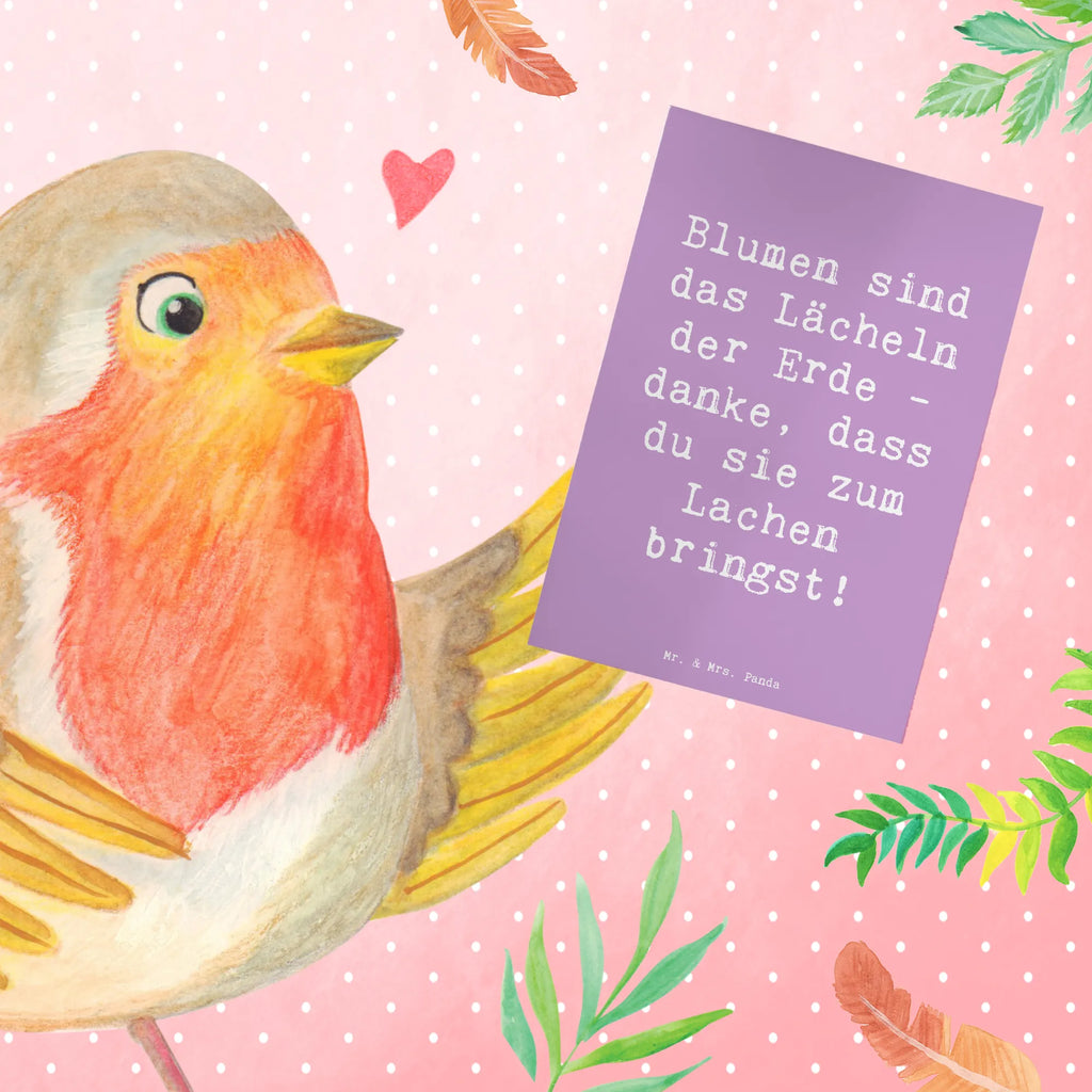 Grußkarte Spruch Florist Erde Lächeln Grußkarte, Klappkarte, Einladungskarte, Glückwunschkarte, Hochzeitskarte, Geburtstagskarte, Karte, Ansichtskarten