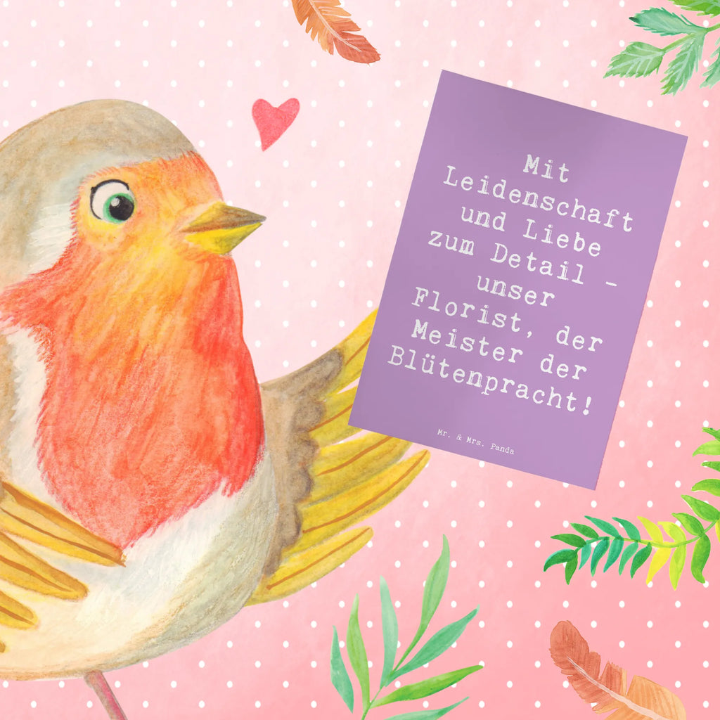 Grußkarte Spruch Florist Kunst Grußkarte, Klappkarte, Einladungskarte, Glückwunschkarte, Hochzeitskarte, Geburtstagskarte, Karte, Ansichtskarten