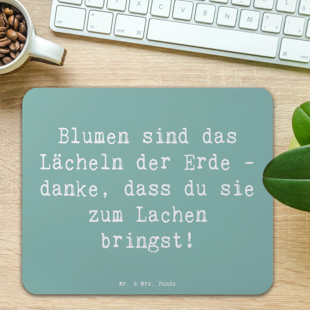 Mauspad Spruch Florist Erde Lächeln Mousepad, Computer zubehör, Büroausstattung, PC Zubehör, Arbeitszimmer, Mauspad, Einzigartiges Mauspad, Designer Mauspad, Mausunterlage, Mauspad Büro