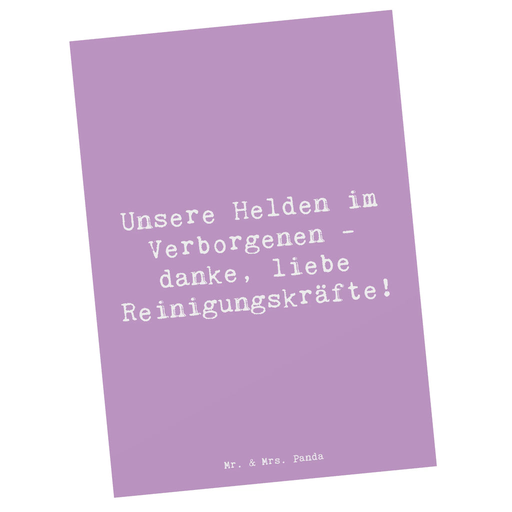 Postkarte Spruch Reinigungskraft Helden Postkarte, Karte, Geschenkkarte, Grußkarte, Einladung, Ansichtskarte, Geburtstagskarte, Einladungskarte, Dankeskarte, Ansichtskarten, Einladung Geburtstag, Einladungskarten Geburtstag