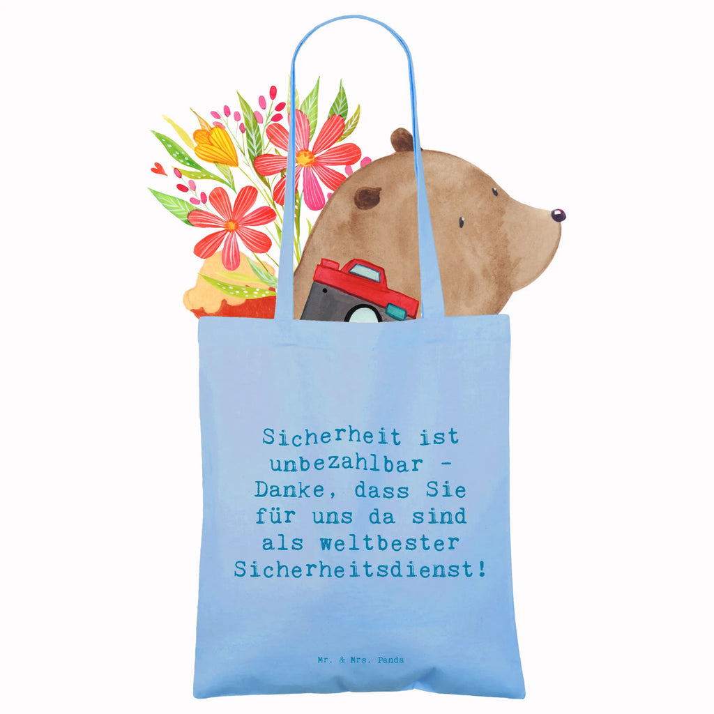 Tragetasche Sicherheit ist unbezahlbar - Danke, dass Sie für uns da sind als weltbester Sicherheitsdienst! Beuteltasche, Beutel, Einkaufstasche, Jutebeutel, Stoffbeutel, Tasche, Shopper, Umhängetasche, Strandtasche, Schultertasche, Stofftasche, Tragetasche, Badetasche, Jutetasche, Einkaufstüte, Laptoptasche