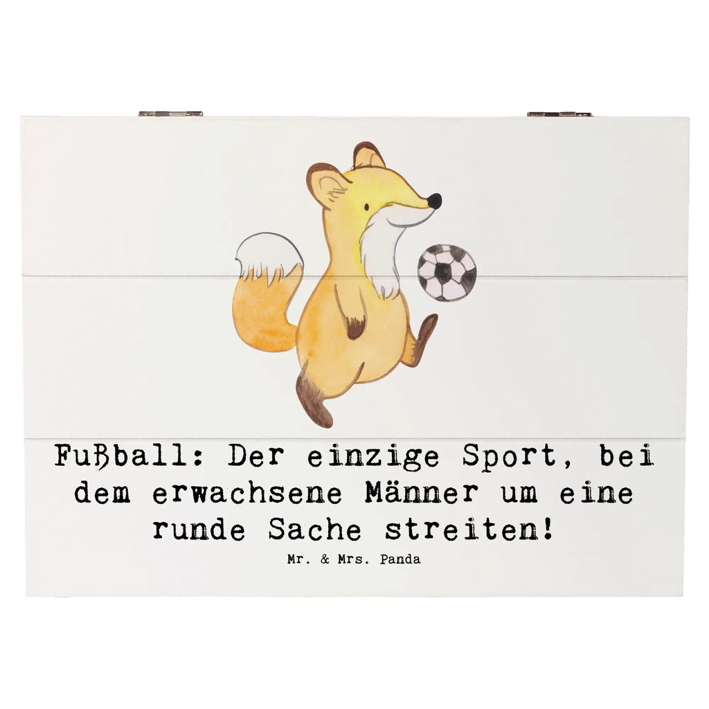 Holzkiste Fußballspiel Holzkiste, Kiste, Schatzkiste, Truhe, Schatulle, XXL, Erinnerungsbox, Erinnerungskiste, Dekokiste, Aufbewahrungsbox, Geschenkbox, Geschenkdose, Geschenk, Sport, Sportart, Hobby, Schenken, Danke, Dankeschön, Auszeichnung, Gewinn, Sportler