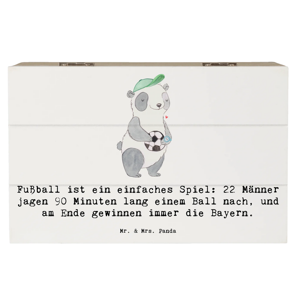Wooden chest Fußball ist ein einfaches Spiel: 22 Männer jagen 90 Minuten lang einem Ball nach, und am Ende gewinnen immer die Bayern. Holzkiste, Kiste, Schatzkiste, Truhe, Schatulle, XXL, Erinnerungsbox, Erinnerungskiste, Dekokiste, Aufbewahrungsbox, Geschenkbox, Geschenkdose, Geschenk, Sport, Sportart, Hobby, Schenken, Danke, Dankeschön, Auszeichnung, Gewinn, Sportler