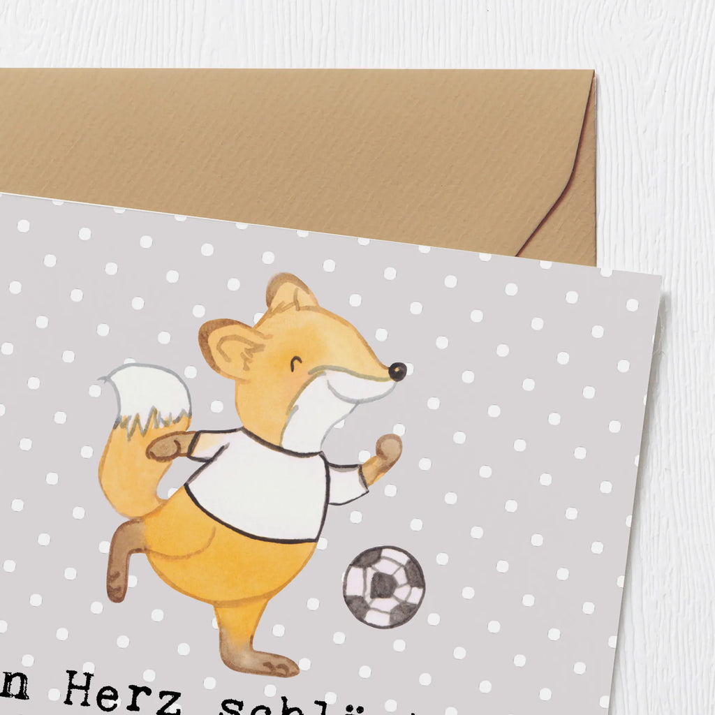 Deluxe Karte Fußball Liebe Karte, Grußkarte, Klappkarte, Einladungskarte, Glückwunschkarte, Hochzeitskarte, Geburtstagskarte, Hochwertige Grußkarte, Hochwertige Klappkarte, Geschenk, Sport, Sportart, Hobby, Schenken, Danke, Dankeschön, Auszeichnung, Gewinn, Sportler