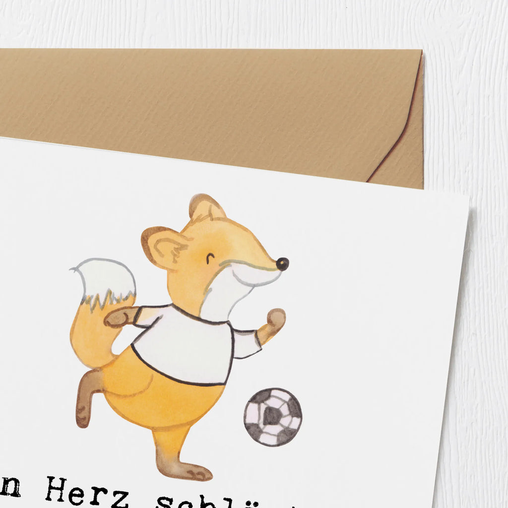 Deluxe Karte Fußball Liebe Karte, Grußkarte, Klappkarte, Einladungskarte, Glückwunschkarte, Hochzeitskarte, Geburtstagskarte, Hochwertige Grußkarte, Hochwertige Klappkarte, Geschenk, Sport, Sportart, Hobby, Schenken, Danke, Dankeschön, Auszeichnung, Gewinn, Sportler