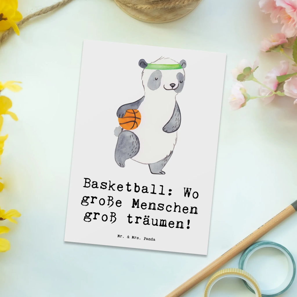 Postkarte Basketball Träume Postkarte, Karte, Geschenkkarte, Grußkarte, Einladung, Ansichtskarte, Geburtstagskarte, Einladungskarte, Dankeskarte, Ansichtskarten, Einladung Geburtstag, Einladungskarten Geburtstag, Geschenk, Sport, Sportart, Hobby, Schenken, Danke, Dankeschön, Auszeichnung, Gewinn, Sportler