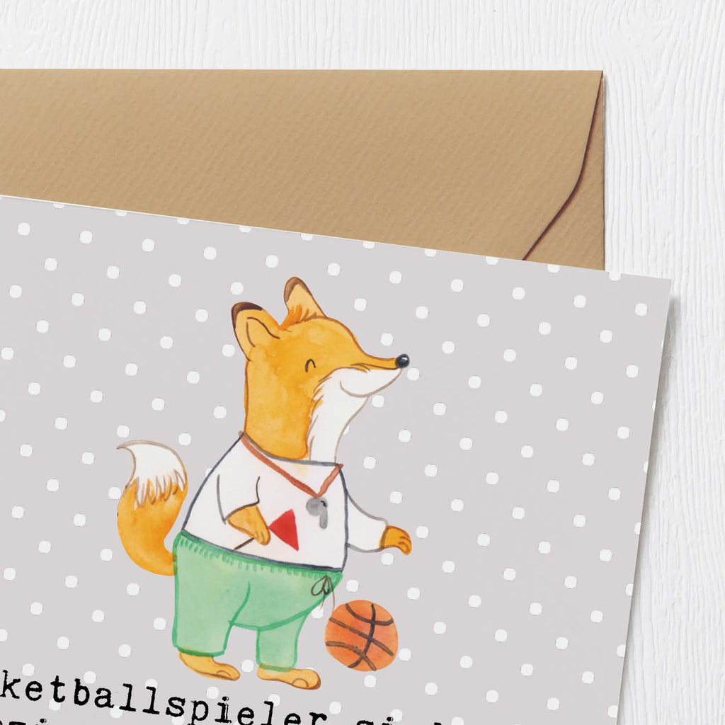 Deluxe Karte Basketball Motivation Karte, Grußkarte, Klappkarte, Einladungskarte, Glückwunschkarte, Hochzeitskarte, Geburtstagskarte, Hochwertige Grußkarte, Hochwertige Klappkarte, Geschenk, Sport, Sportart, Hobby, Schenken, Danke, Dankeschön, Auszeichnung, Gewinn, Sportler