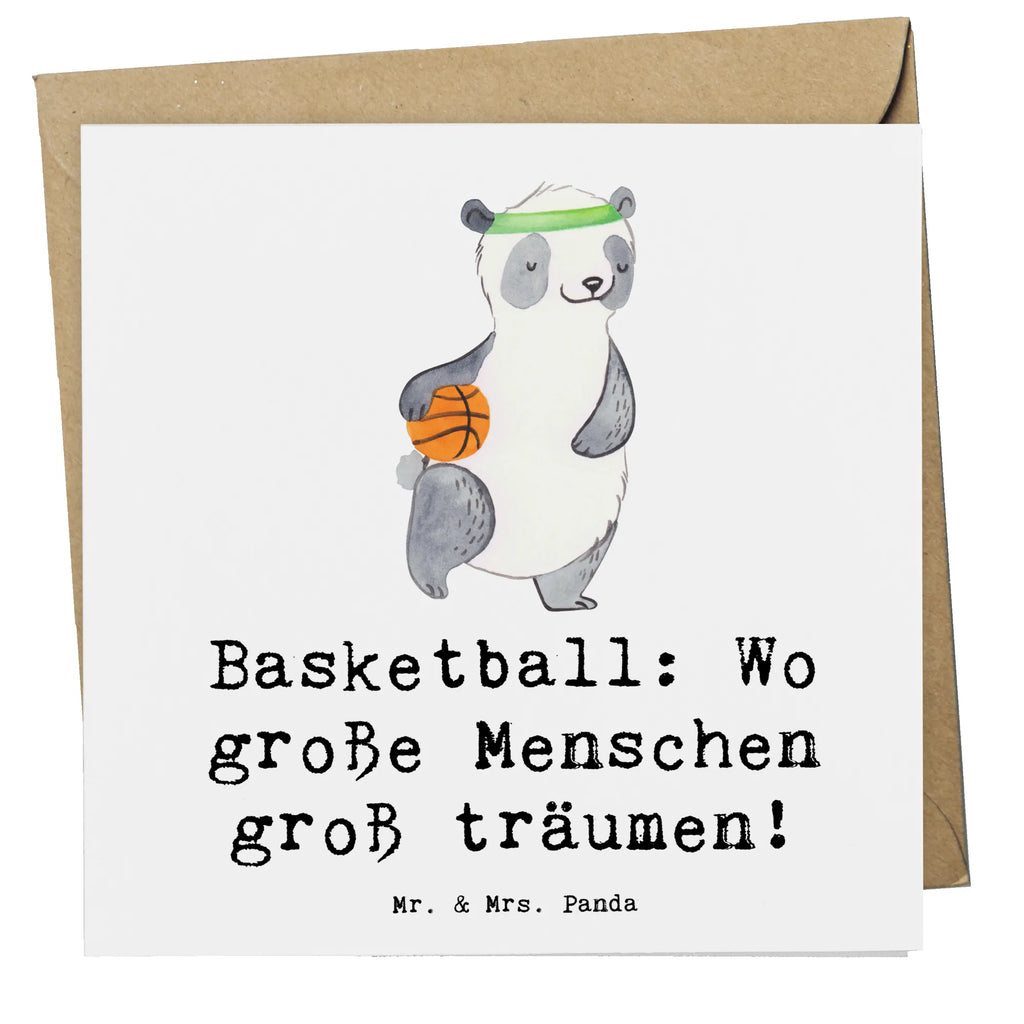 Deluxe Karte Basketball Träume Karte, Grußkarte, Klappkarte, Einladungskarte, Glückwunschkarte, Hochzeitskarte, Geburtstagskarte, Hochwertige Grußkarte, Hochwertige Klappkarte, Geschenk, Sport, Sportart, Hobby, Schenken, Danke, Dankeschön, Auszeichnung, Gewinn, Sportler