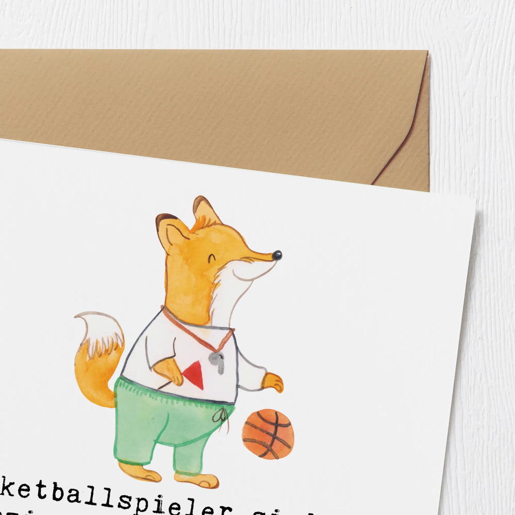 Deluxe Karte Basketball Motivation Karte, Grußkarte, Klappkarte, Einladungskarte, Glückwunschkarte, Hochzeitskarte, Geburtstagskarte, Hochwertige Grußkarte, Hochwertige Klappkarte, Geschenk, Sport, Sportart, Hobby, Schenken, Danke, Dankeschön, Auszeichnung, Gewinn, Sportler