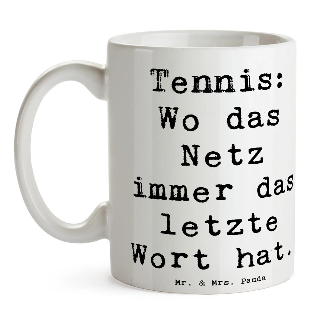 Tasse Spruch Tennis Netz Tasse, Kaffeetasse, Teetasse, Becher, Kaffeebecher, Teebecher, Keramiktasse, Porzellantasse, Büro Tasse, Geschenk Tasse, Tasse Sprüche, Tasse Motive, Kaffeetassen, Tasse bedrucken, Designer Tasse, Cappuccino Tassen, Schöne Teetassen, Geschenk, Sport, Sportart, Hobby, Schenken, Danke, Dankeschön, Auszeichnung, Gewinn, Sportler