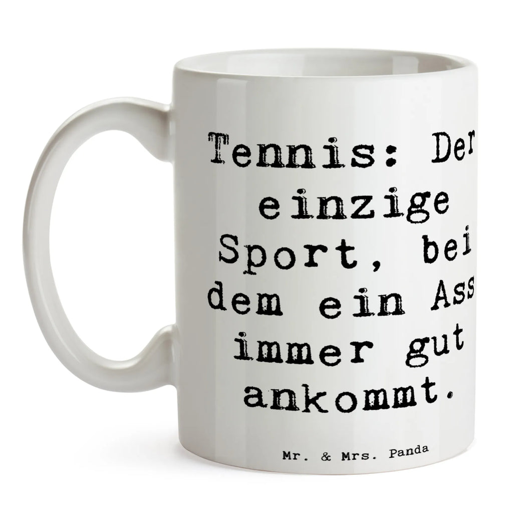 Tasse Spruch Tennis Ass Tasse, Kaffeetasse, Teetasse, Becher, Kaffeebecher, Teebecher, Keramiktasse, Porzellantasse, Büro Tasse, Geschenk Tasse, Tasse Sprüche, Tasse Motive, Kaffeetassen, Tasse bedrucken, Designer Tasse, Cappuccino Tassen, Schöne Teetassen, Geschenk, Sport, Sportart, Hobby, Schenken, Danke, Dankeschön, Auszeichnung, Gewinn, Sportler