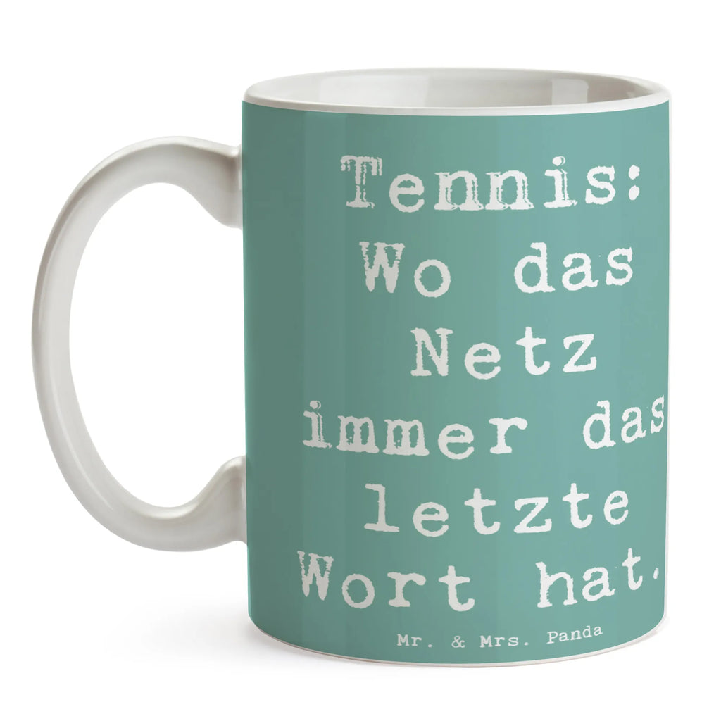 Tasse Spruch Tennis Netz Tasse, Kaffeetasse, Teetasse, Becher, Kaffeebecher, Teebecher, Keramiktasse, Porzellantasse, Büro Tasse, Geschenk Tasse, Tasse Sprüche, Tasse Motive, Kaffeetassen, Tasse bedrucken, Designer Tasse, Cappuccino Tassen, Schöne Teetassen, Geschenk, Sport, Sportart, Hobby, Schenken, Danke, Dankeschön, Auszeichnung, Gewinn, Sportler