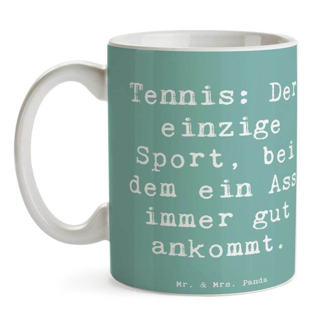 Tasse Spruch Tennis Ass Tasse, Kaffeetasse, Teetasse, Becher, Kaffeebecher, Teebecher, Keramiktasse, Porzellantasse, Büro Tasse, Geschenk Tasse, Tasse Sprüche, Tasse Motive, Kaffeetassen, Tasse bedrucken, Designer Tasse, Cappuccino Tassen, Schöne Teetassen, Geschenk, Sport, Sportart, Hobby, Schenken, Danke, Dankeschön, Auszeichnung, Gewinn, Sportler