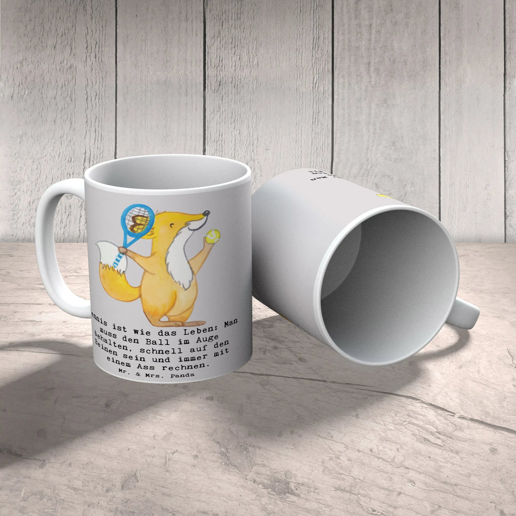 Tasse Tennis Lebensweisheit Tasse, Kaffeetasse, Teetasse, Becher, Kaffeebecher, Teebecher, Keramiktasse, Porzellantasse, Büro Tasse, Geschenk Tasse, Tasse Sprüche, Tasse Motive, Kaffeetassen, Tasse bedrucken, Designer Tasse, Cappuccino Tassen, Schöne Teetassen, Geschenk, Sport, Sportart, Hobby, Schenken, Danke, Dankeschön, Auszeichnung, Gewinn, Sportler