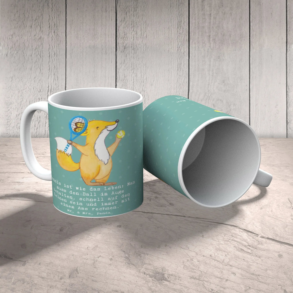 Tasse Tennis Lebensweisheit Tasse, Kaffeetasse, Teetasse, Becher, Kaffeebecher, Teebecher, Keramiktasse, Porzellantasse, Büro Tasse, Geschenk Tasse, Tasse Sprüche, Tasse Motive, Kaffeetassen, Tasse bedrucken, Designer Tasse, Cappuccino Tassen, Schöne Teetassen, Geschenk, Sport, Sportart, Hobby, Schenken, Danke, Dankeschön, Auszeichnung, Gewinn, Sportler