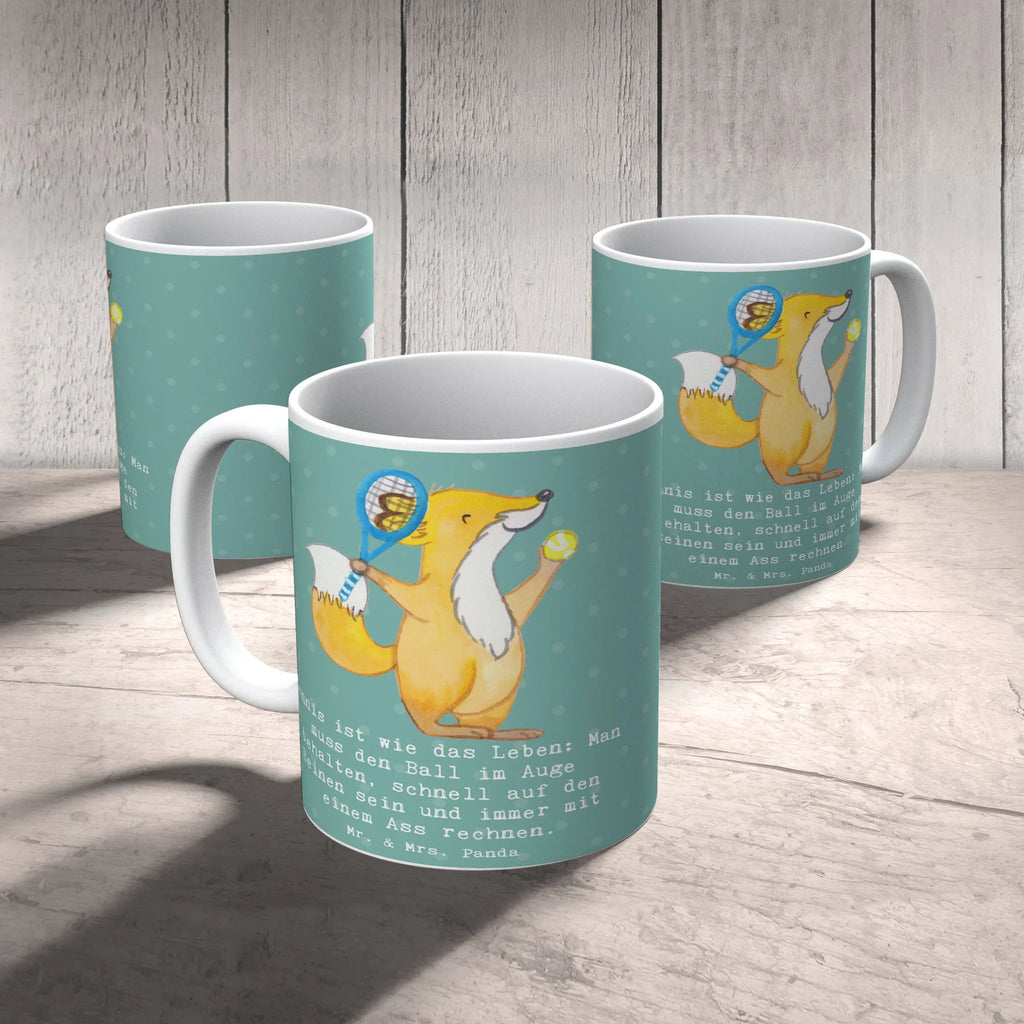 Tasse Tennis Lebensweisheit Tasse, Kaffeetasse, Teetasse, Becher, Kaffeebecher, Teebecher, Keramiktasse, Porzellantasse, Büro Tasse, Geschenk Tasse, Tasse Sprüche, Tasse Motive, Kaffeetassen, Tasse bedrucken, Designer Tasse, Cappuccino Tassen, Schöne Teetassen, Geschenk, Sport, Sportart, Hobby, Schenken, Danke, Dankeschön, Auszeichnung, Gewinn, Sportler