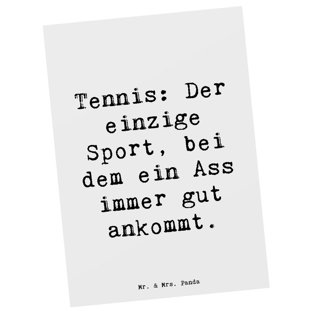 Postkarte Spruch Tennis Ass Postkarte, Karte, Geschenkkarte, Grußkarte, Einladung, Ansichtskarte, Geburtstagskarte, Einladungskarte, Dankeskarte, Ansichtskarten, Einladung Geburtstag, Einladungskarten Geburtstag, Geschenk, Sport, Sportart, Hobby, Schenken, Danke, Dankeschön, Auszeichnung, Gewinn, Sportler