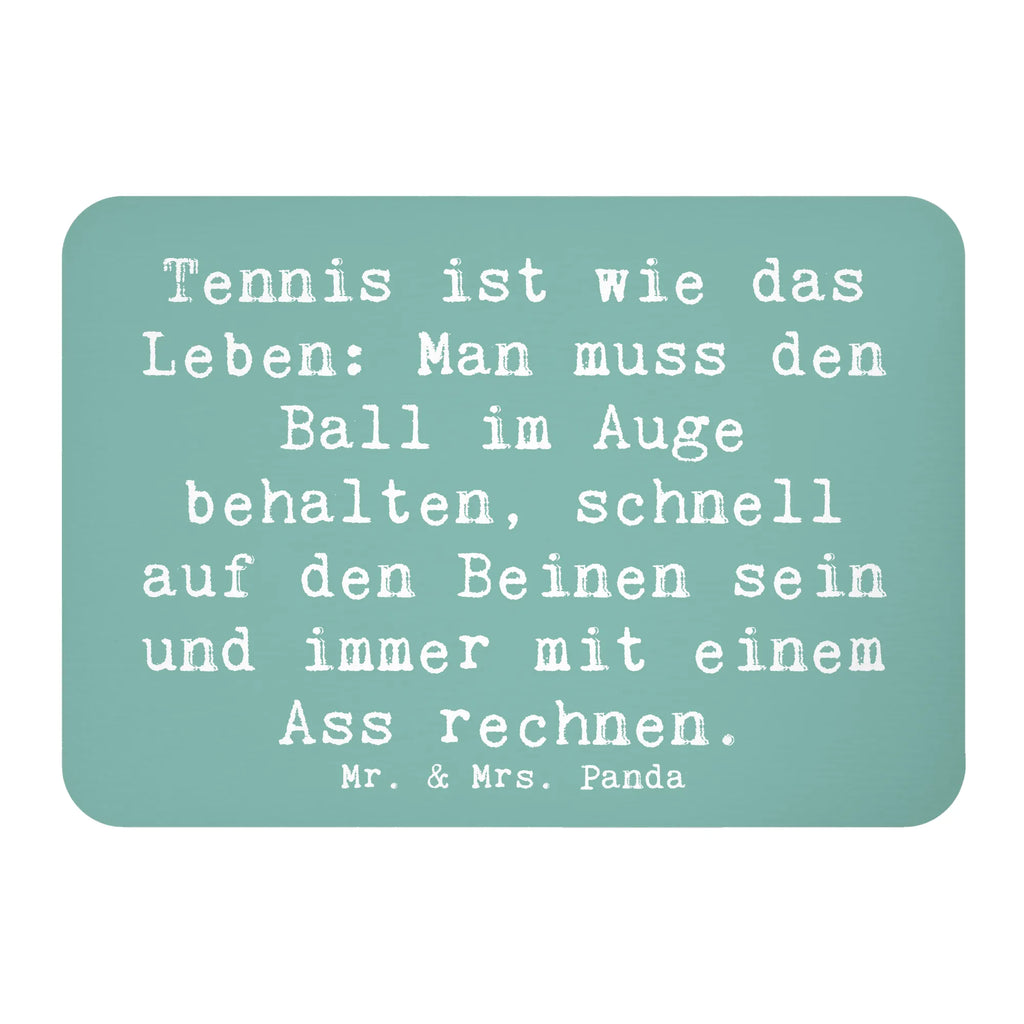 Magnet Tennis Lebensweisheit Kühlschrankmagnet, Pinnwandmagnet, Souvenir Magnet, Motivmagnete, Dekomagnet, Whiteboard Magnet, Notiz Magnet, Kühlschrank Dekoration, Geschenk, Sport, Sportart, Hobby, Schenken, Danke, Dankeschön, Auszeichnung, Gewinn, Sportler