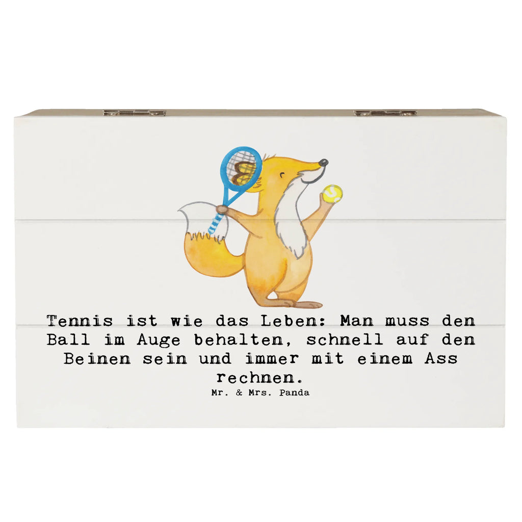 Holzkiste Tennis Lebensweisheit Holzkiste, Kiste, Schatzkiste, Truhe, Schatulle, XXL, Erinnerungsbox, Erinnerungskiste, Dekokiste, Aufbewahrungsbox, Geschenkbox, Geschenkdose, Geschenk, Sport, Sportart, Hobby, Schenken, Danke, Dankeschön, Auszeichnung, Gewinn, Sportler