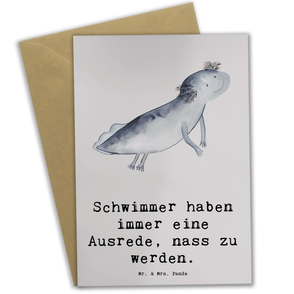 Grußkarte Schwimmen Ausrede Grußkarte, Klappkarte, Einladungskarte, Glückwunschkarte, Hochzeitskarte, Geburtstagskarte, Karte, Ansichtskarten, Geschenk, Sport, Sportart, Hobby, Schenken, Danke, Dankeschön, Auszeichnung, Gewinn, Sportler