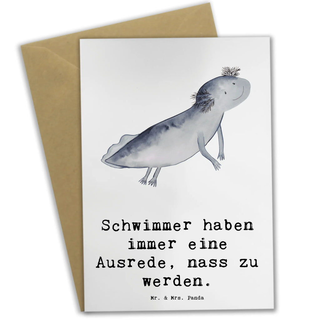 Grußkarte Schwimmen Ausrede Grußkarte, Klappkarte, Einladungskarte, Glückwunschkarte, Hochzeitskarte, Geburtstagskarte, Karte, Ansichtskarten, Geschenk, Sport, Sportart, Hobby, Schenken, Danke, Dankeschön, Auszeichnung, Gewinn, Sportler