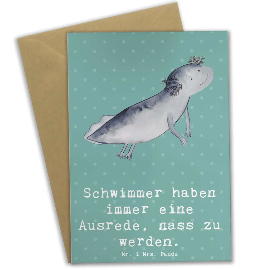 Grußkarte Schwimmen Ausrede Grußkarte, Klappkarte, Einladungskarte, Glückwunschkarte, Hochzeitskarte, Geburtstagskarte, Karte, Ansichtskarten, Geschenk, Sport, Sportart, Hobby, Schenken, Danke, Dankeschön, Auszeichnung, Gewinn, Sportler