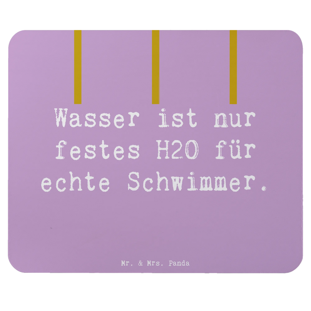 Mauspad Spruch Schwimmen Abenteuer