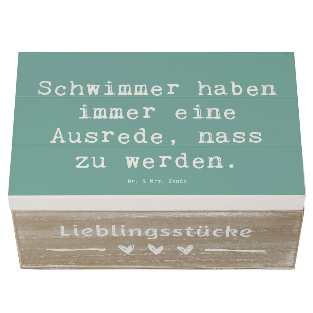 Holzkiste Spruch Schwimmen Ausrede Holzkiste, Kiste, Schatzkiste, Truhe, Schatulle, XXL, Erinnerungsbox, Erinnerungskiste, Dekokiste, Aufbewahrungsbox, Geschenkbox, Geschenkdose, Geschenk, Sport, Sportart, Hobby, Schenken, Danke, Dankeschön, Auszeichnung, Gewinn, Sportler