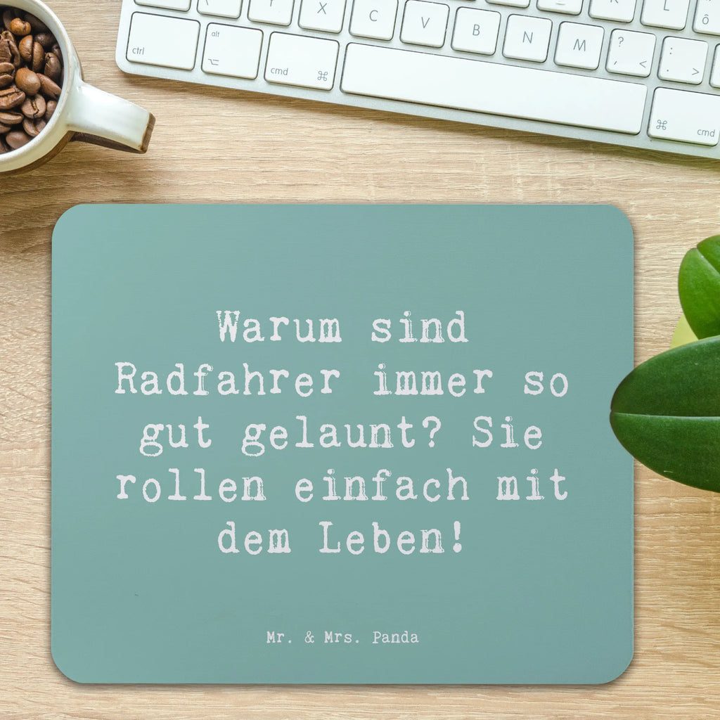 Mauspad Spruch Radsport Glück Mousepad, Computer zubehör, Büroausstattung, PC Zubehör, Arbeitszimmer, Mauspad, Einzigartiges Mauspad, Designer Mauspad, Mausunterlage, Mauspad Büro, Geschenk, Sport, Sportart, Hobby, Schenken, Danke, Dankeschön, Auszeichnung, Gewinn, Sportler