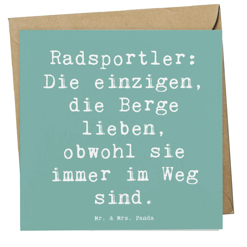 Deluxe Karte Spruch Radsport Berge Karte, Grußkarte, Klappkarte, Einladungskarte, Glückwunschkarte, Hochzeitskarte, Geburtstagskarte, Hochwertige Grußkarte, Hochwertige Klappkarte, Geschenk, Sport, Sportart, Hobby, Schenken, Danke, Dankeschön, Auszeichnung, Gewinn, Sportler