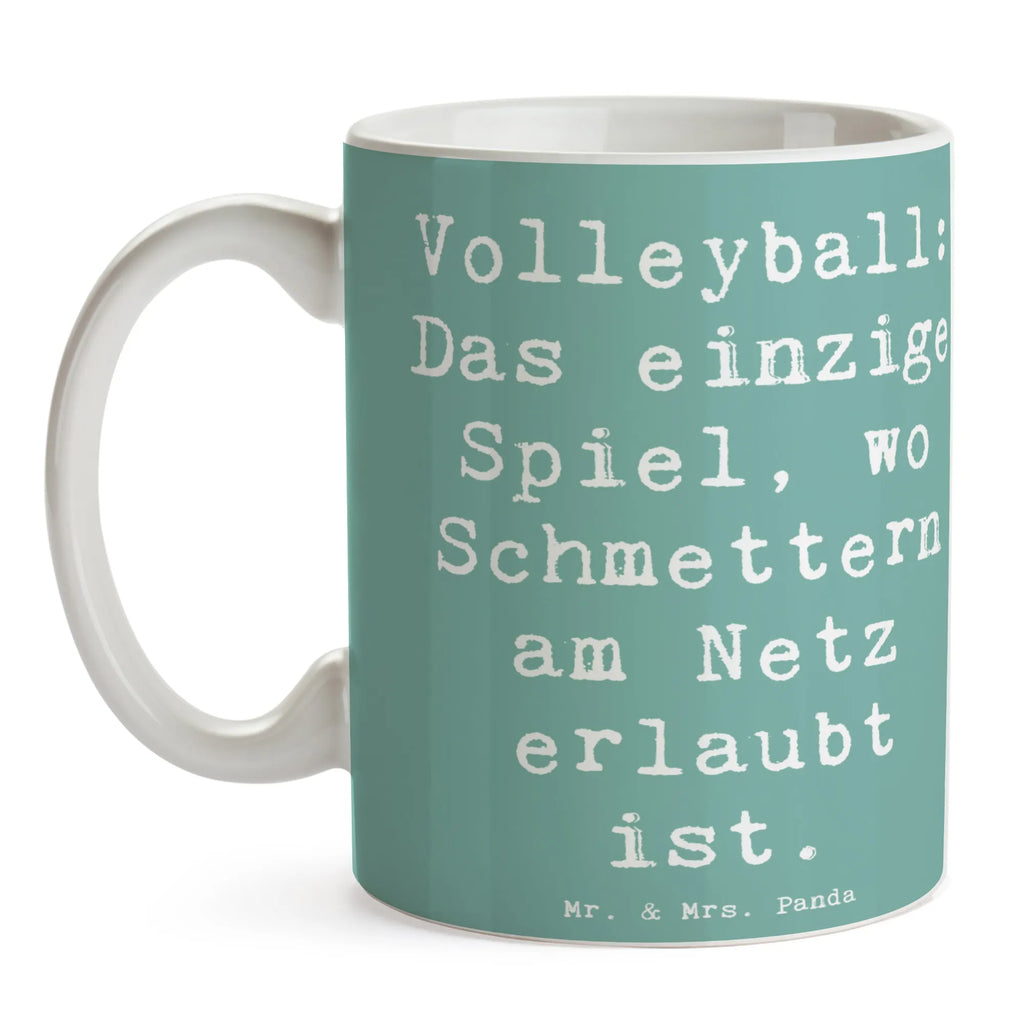 Tasse Spruch Volleyball Schmettern Tasse, Kaffeetasse, Teetasse, Becher, Kaffeebecher, Teebecher, Keramiktasse, Porzellantasse, Büro Tasse, Geschenk Tasse, Tasse Sprüche, Tasse Motive, Kaffeetassen, Tasse bedrucken, Designer Tasse, Cappuccino Tassen, Schöne Teetassen, Geschenk, Sport, Sportart, Hobby, Schenken, Danke, Dankeschön, Auszeichnung, Gewinn, Sportler