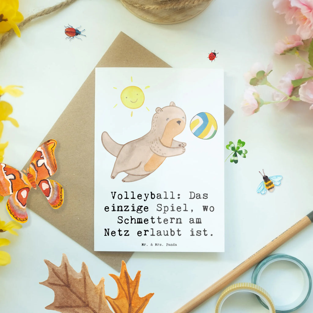 Grußkarte Volleyball Schmettern Grußkarte, Klappkarte, Einladungskarte, Glückwunschkarte, Hochzeitskarte, Geburtstagskarte, Karte, Ansichtskarten, Geschenk, Sport, Sportart, Hobby, Schenken, Danke, Dankeschön, Auszeichnung, Gewinn, Sportler