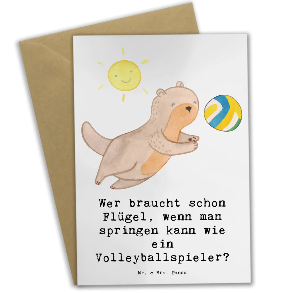 Grußkarte Volleyball Sprung Grußkarte, Klappkarte, Einladungskarte, Glückwunschkarte, Hochzeitskarte, Geburtstagskarte, Karte, Ansichtskarten, Geschenk, Sport, Sportart, Hobby, Schenken, Danke, Dankeschön, Auszeichnung, Gewinn, Sportler